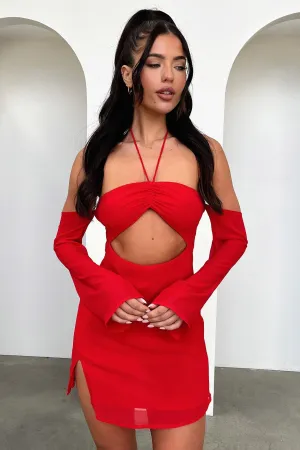 Fashionable Wear Alyria Dress - Red