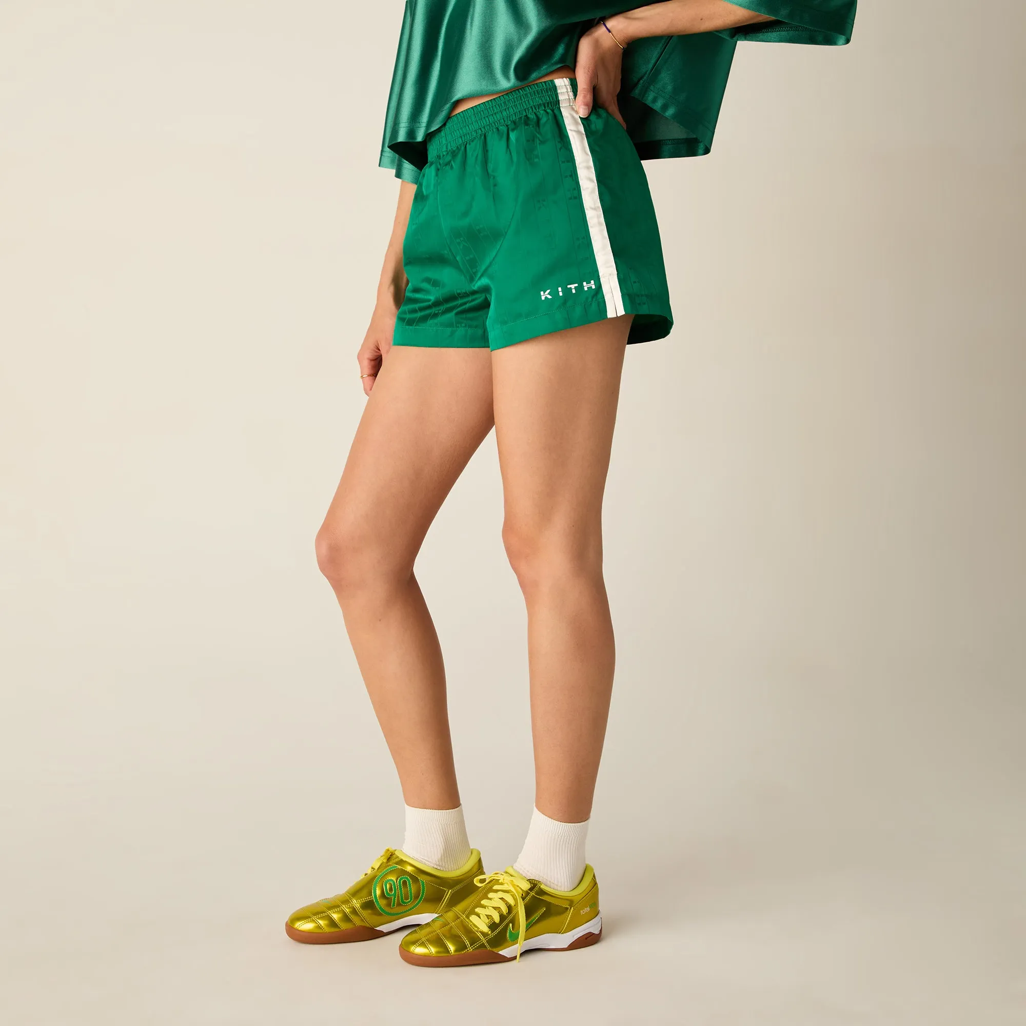 Daily Layer Easy Match Kith Women Nilah II Soccer Shorty - Juniper