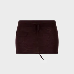 Bold Statement Aya Muse Blaine Skirt - Cocoa