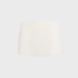 GUIZIO Micro Mini Stretch Skirt - White Clean Cut Multi Purpose