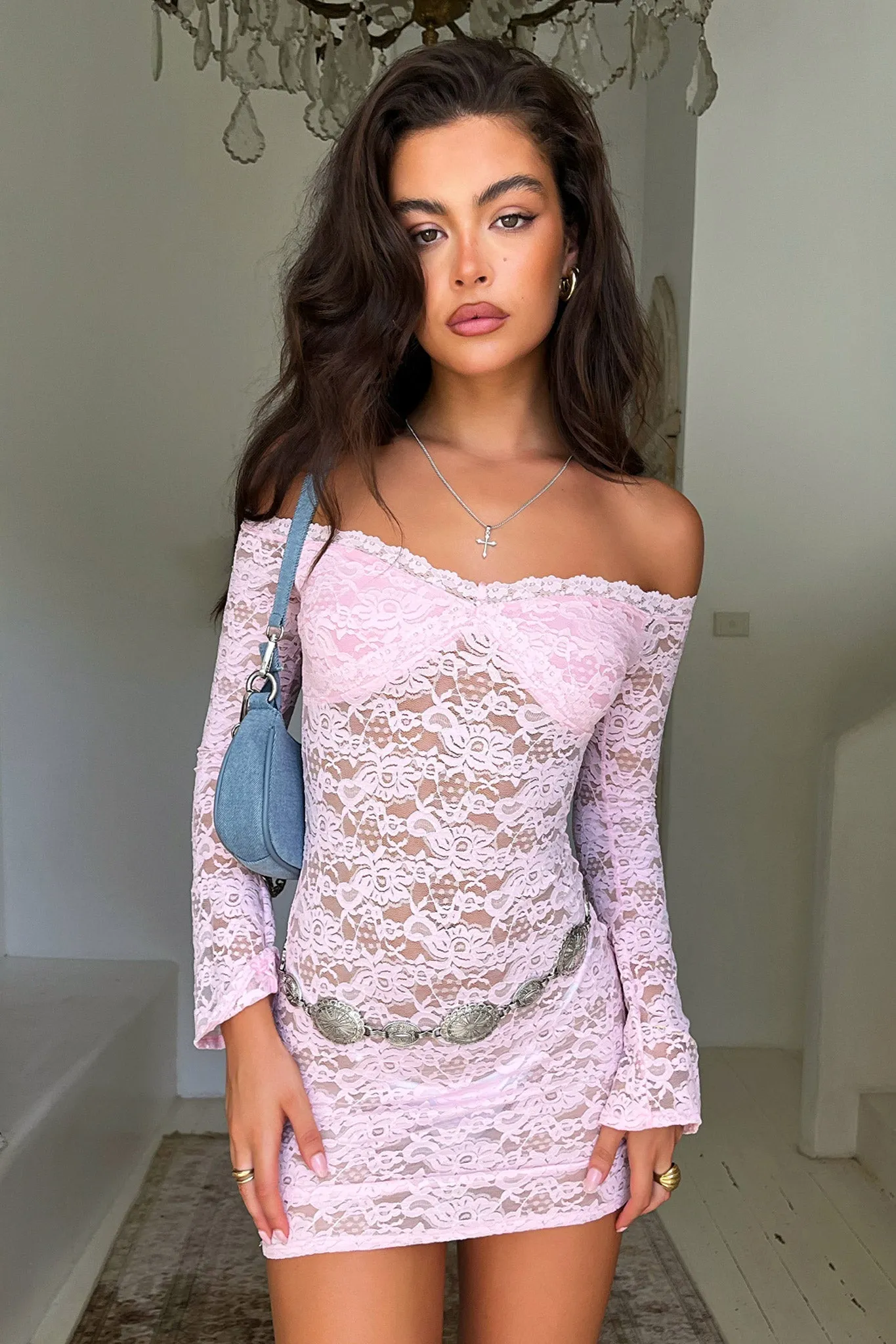 Hot Glow Chic Appeal Zila Dress - Baby Pink
