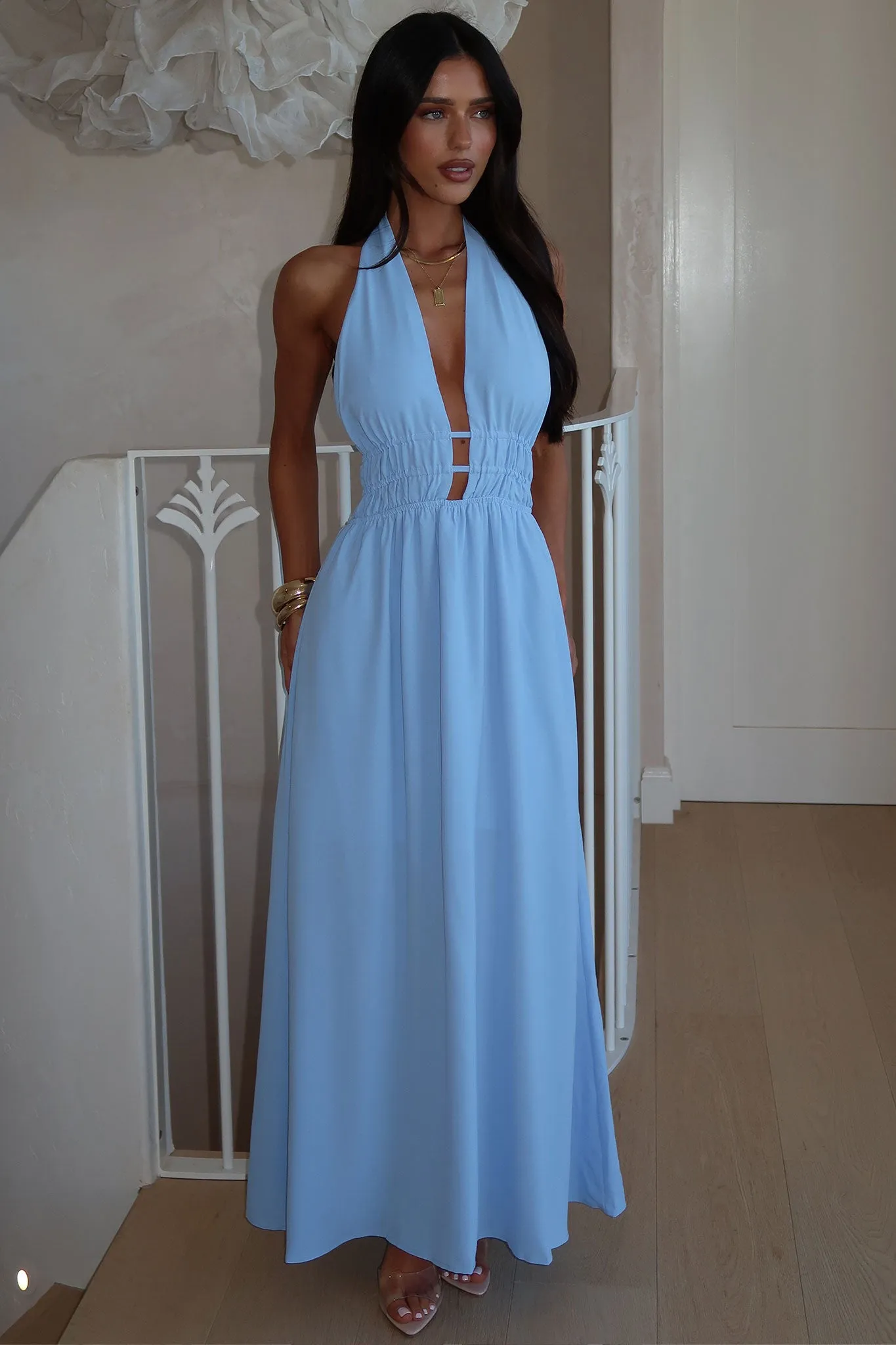 Arien Maxi Dress - Blue Star Light