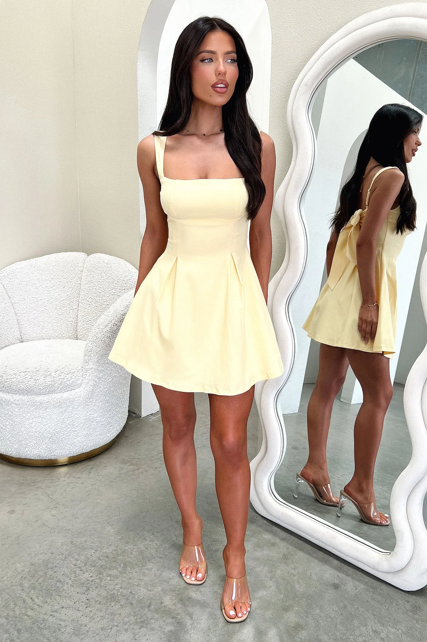 Bransley Dress- Yellow Stylish Daywear