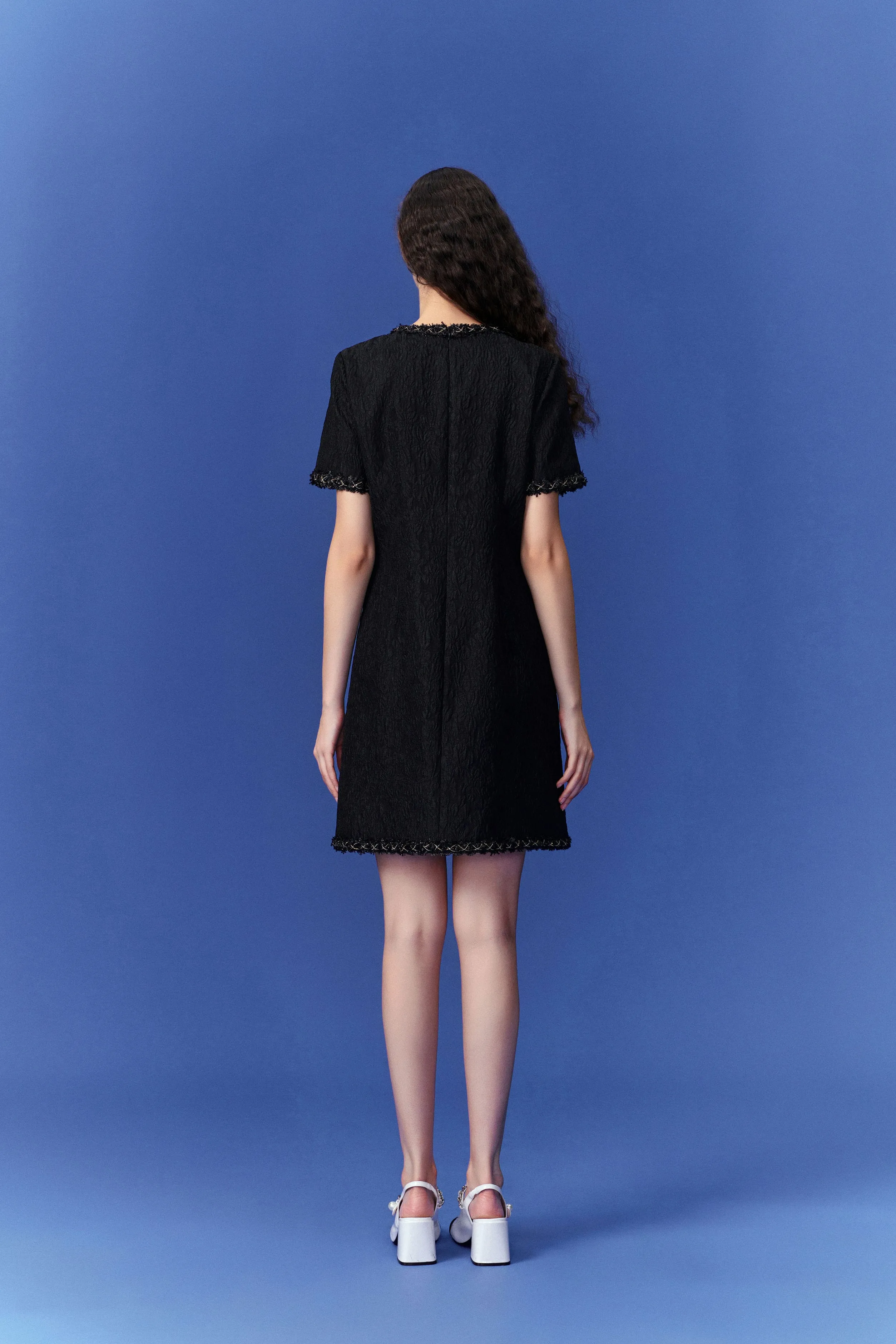 Design Soul Embossed-pattern Dress