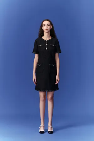 Youth Glow Lake Mood Embossed-pattern Dress