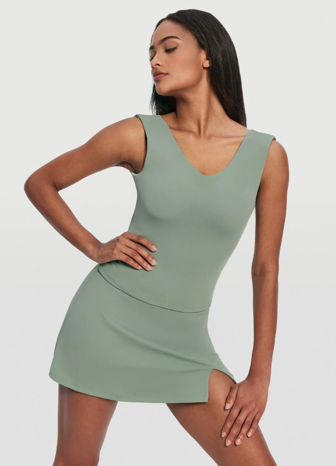 Open Back V-Neck Top easy to operate