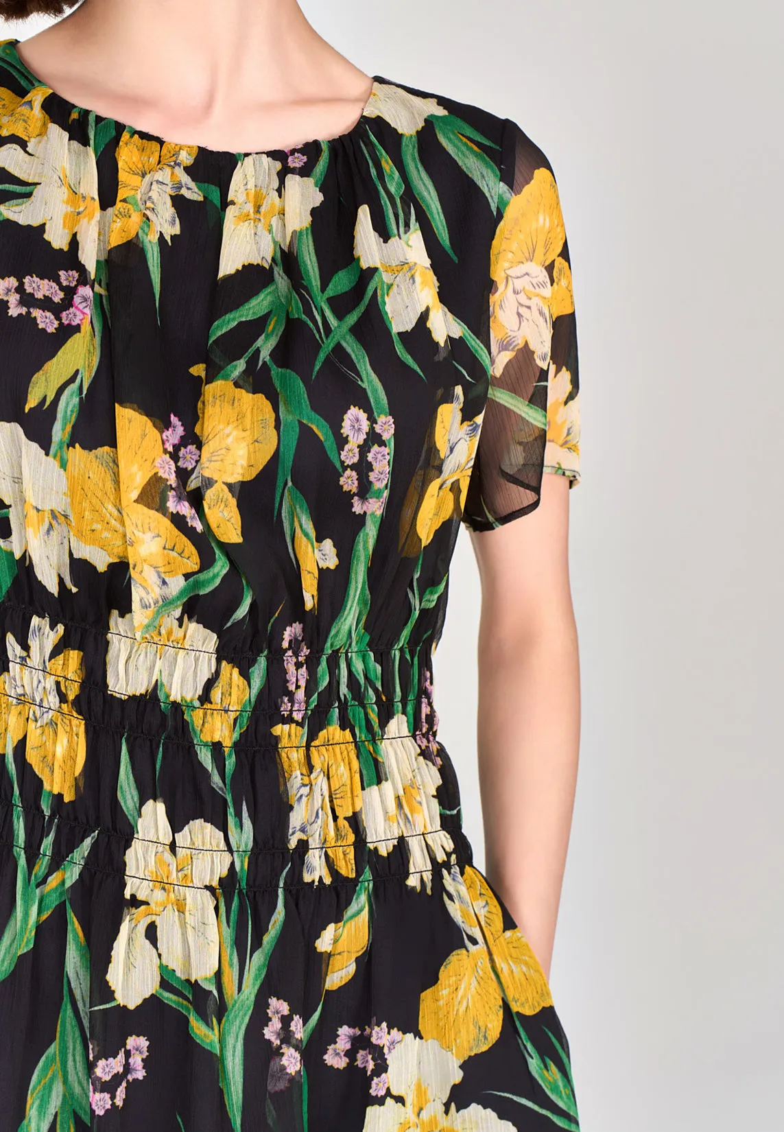 Wild Mood QuickPackable Design Summer Floral Chiffon Dress