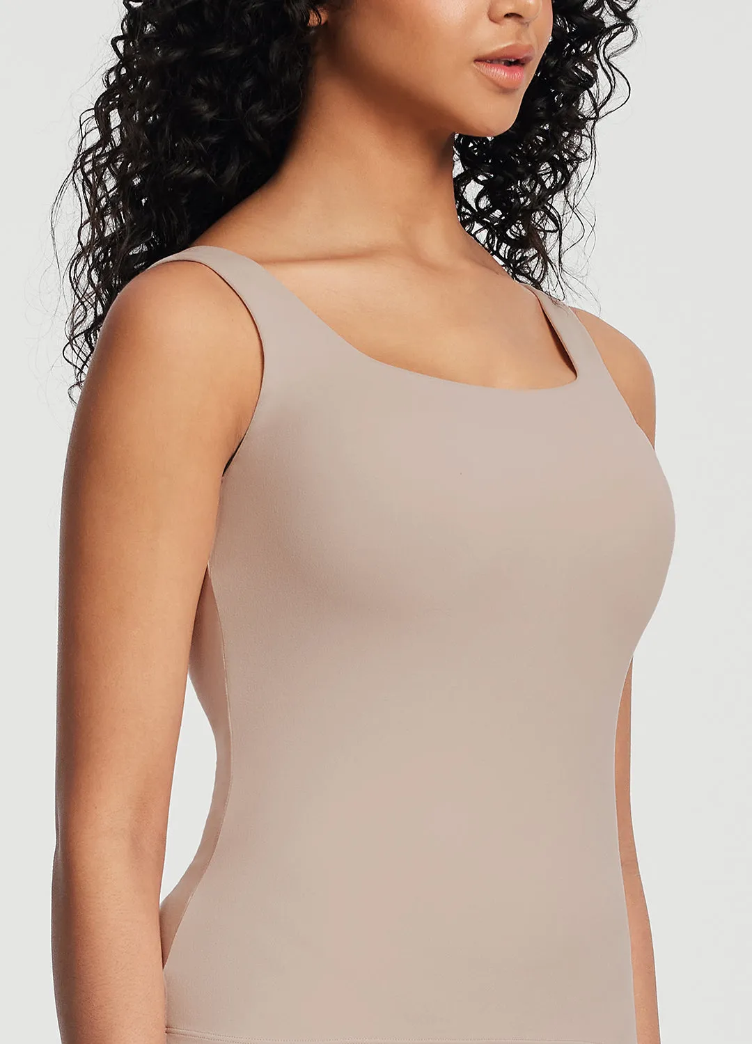 Square Neck Tank Top complex appearance shock - resistance test passed