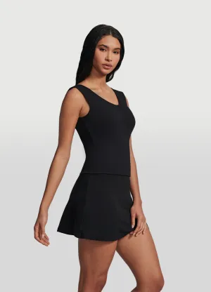 Airflow channels Open Back V-Neck Top