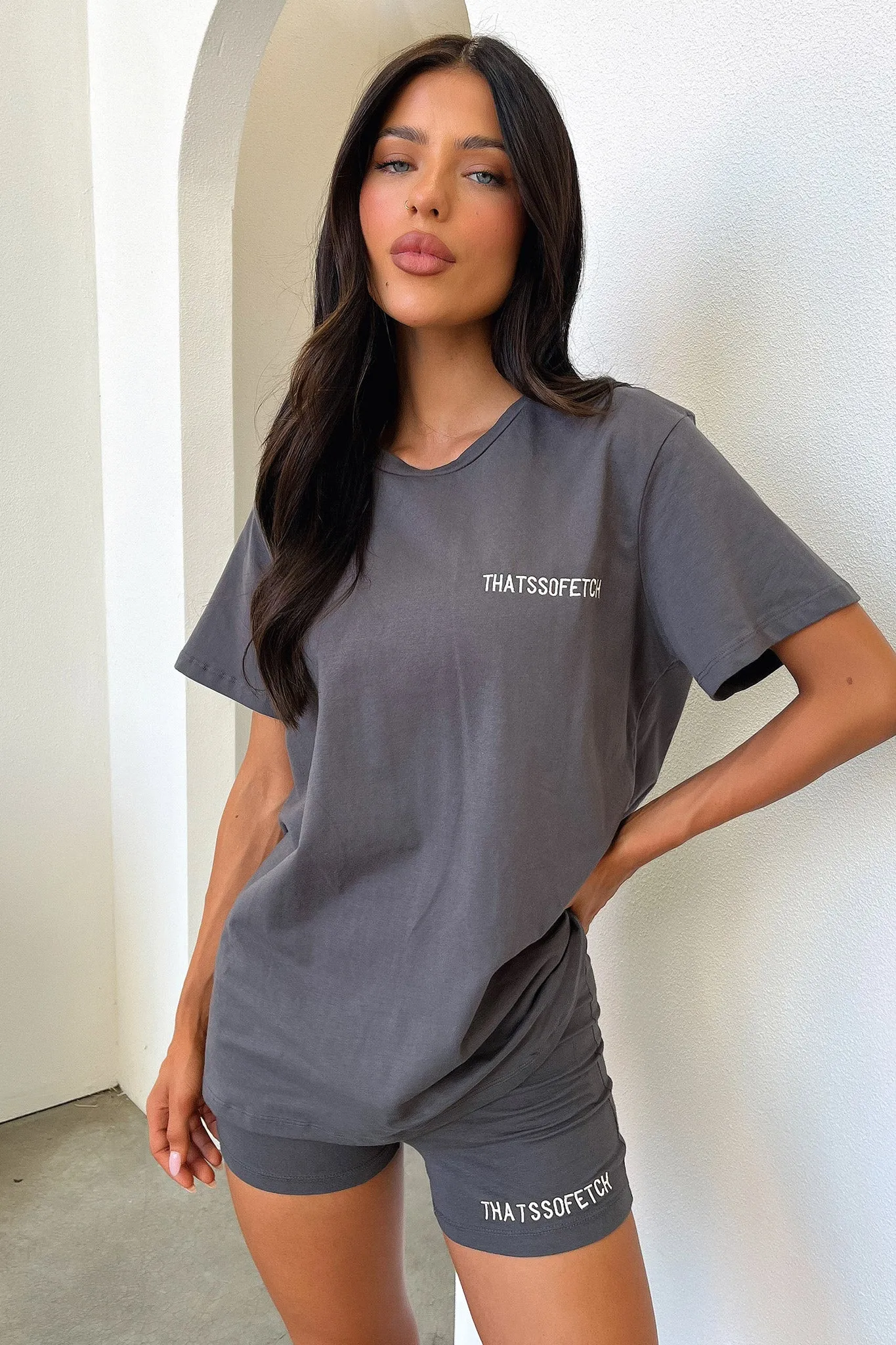 Hypoallergenic fabric Jaska Tee - Charcoal