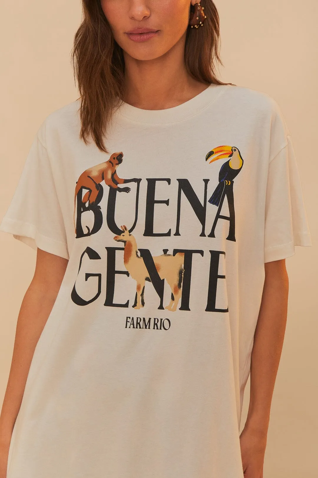 WrinkleFreeTexture Off-White Buena Gente Relaxed T-Shirt