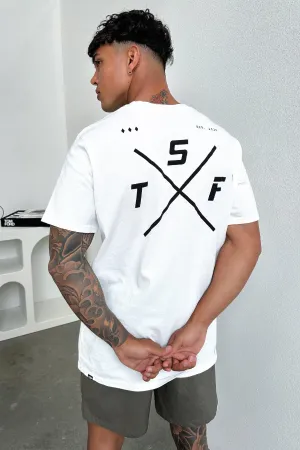 Bright and Bold PreShrunkCotton Mez Tee - White