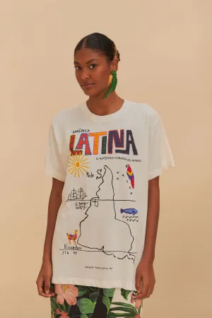 Zero Waste Off-White America Latina Relaxed T-Shirt
