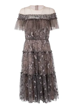 One shoulder elegant dress Adjustable Waistbands WaterRepellentCoating