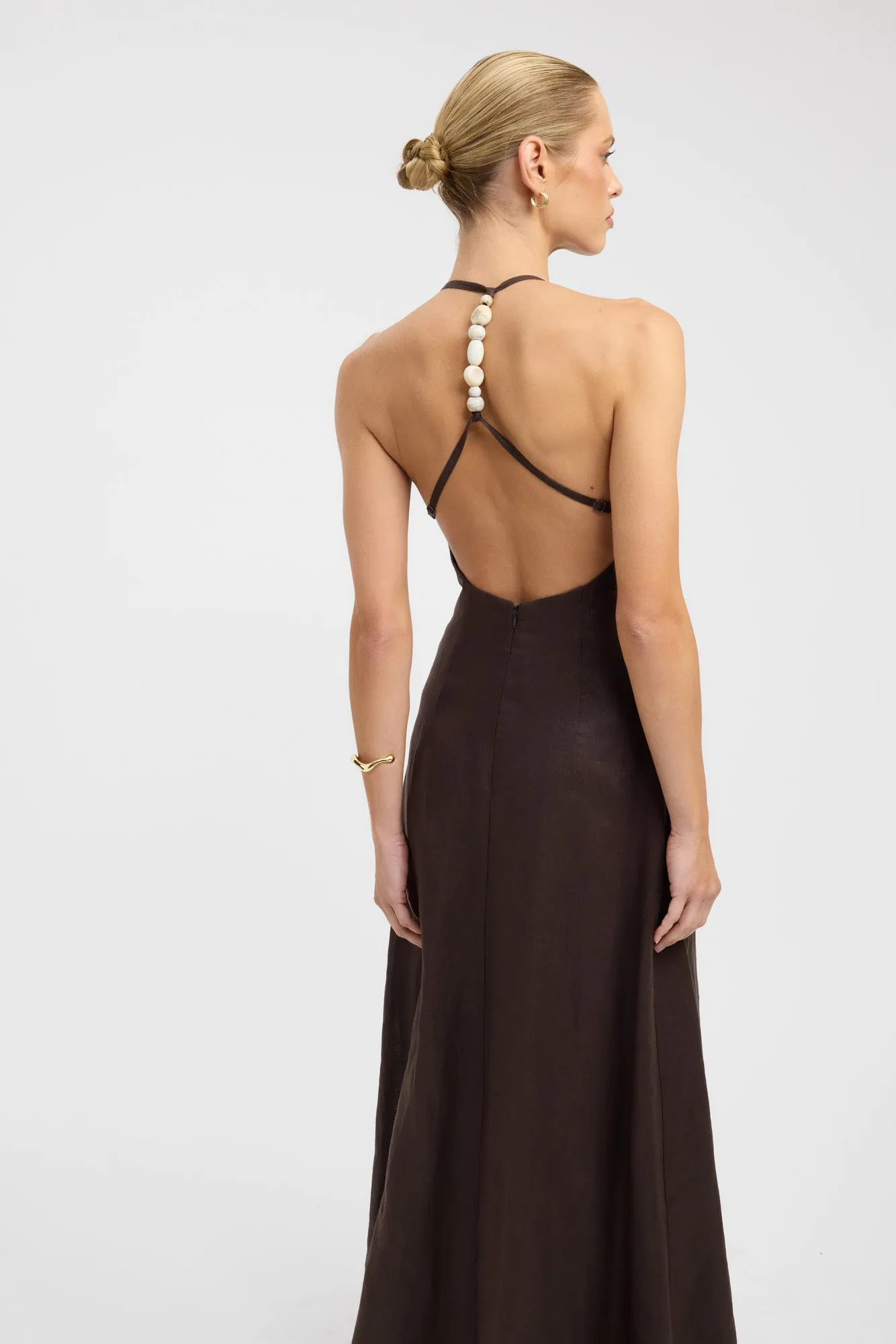 Tahiti Bead Maxi Dress SoftTouchLining PrecisionTailoring