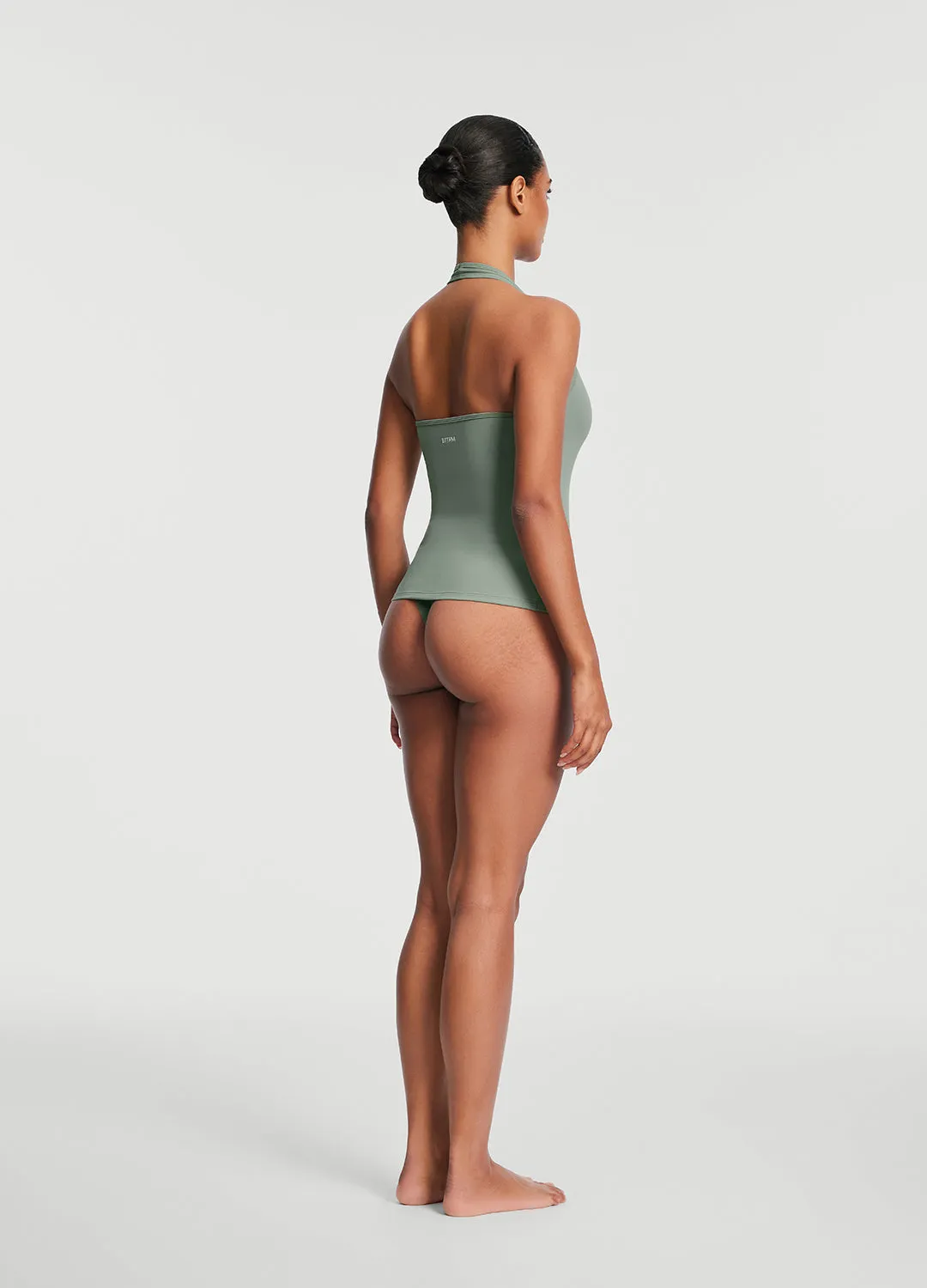 Durable Blends Halter Neck Tank Top