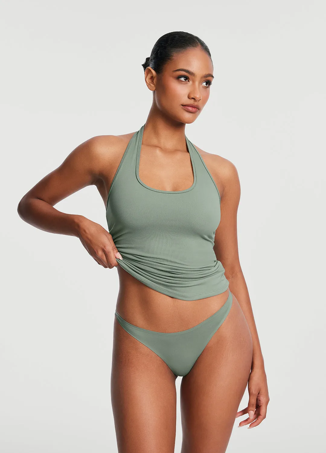 Rough Surface scientific research Halter Neck Tank Top