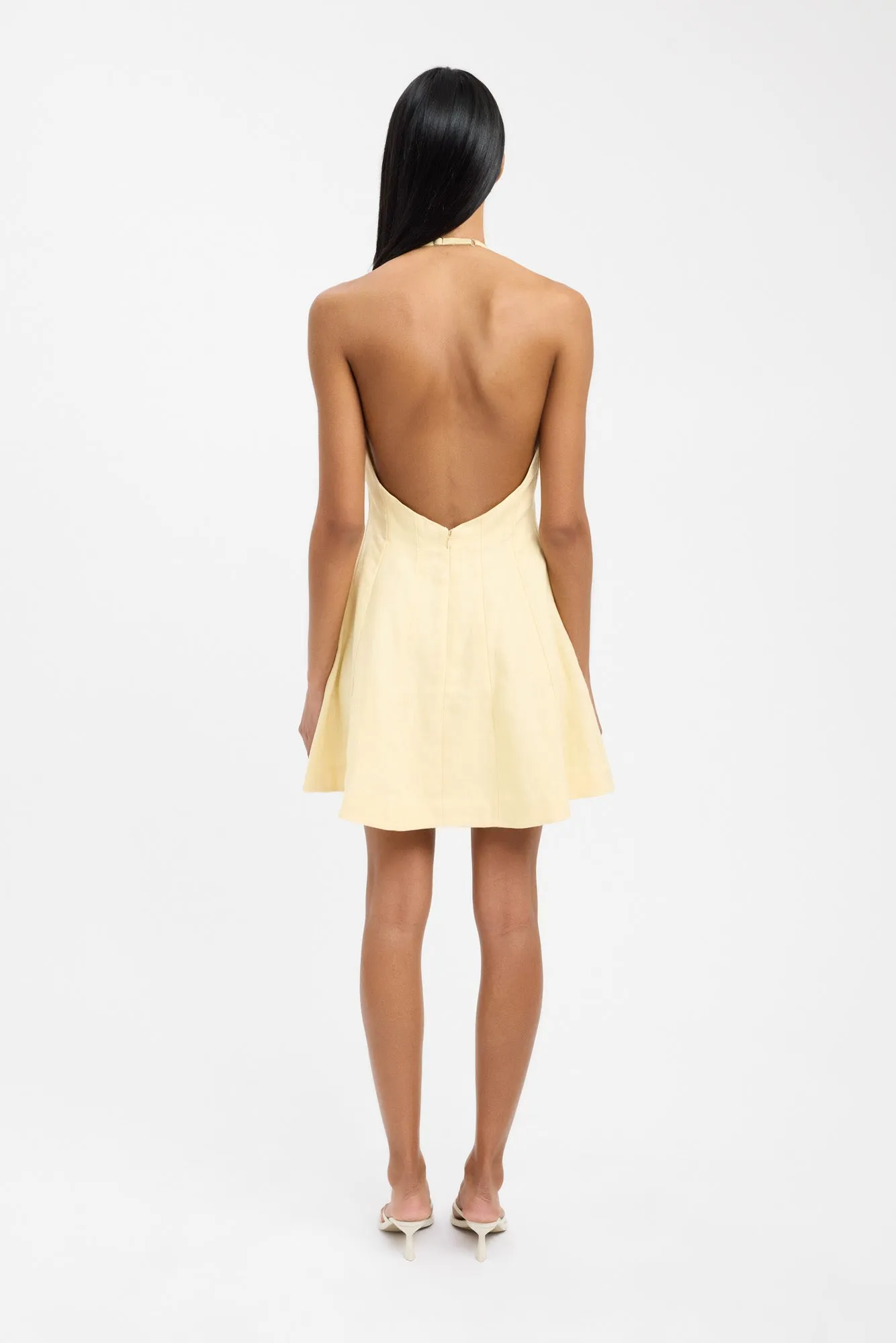 Palm One Shoulder Mini Dress AirflowOptimized