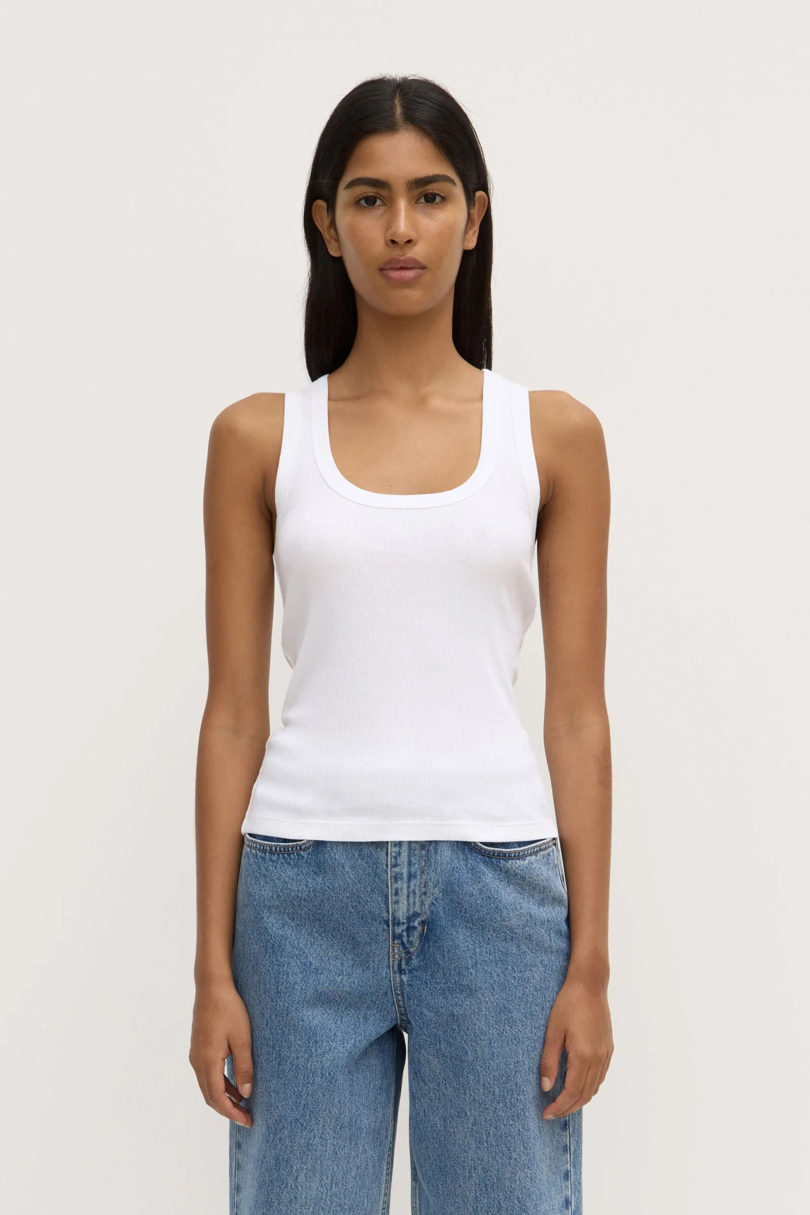 Art Core Robyn Scoop Neck Rib Tank