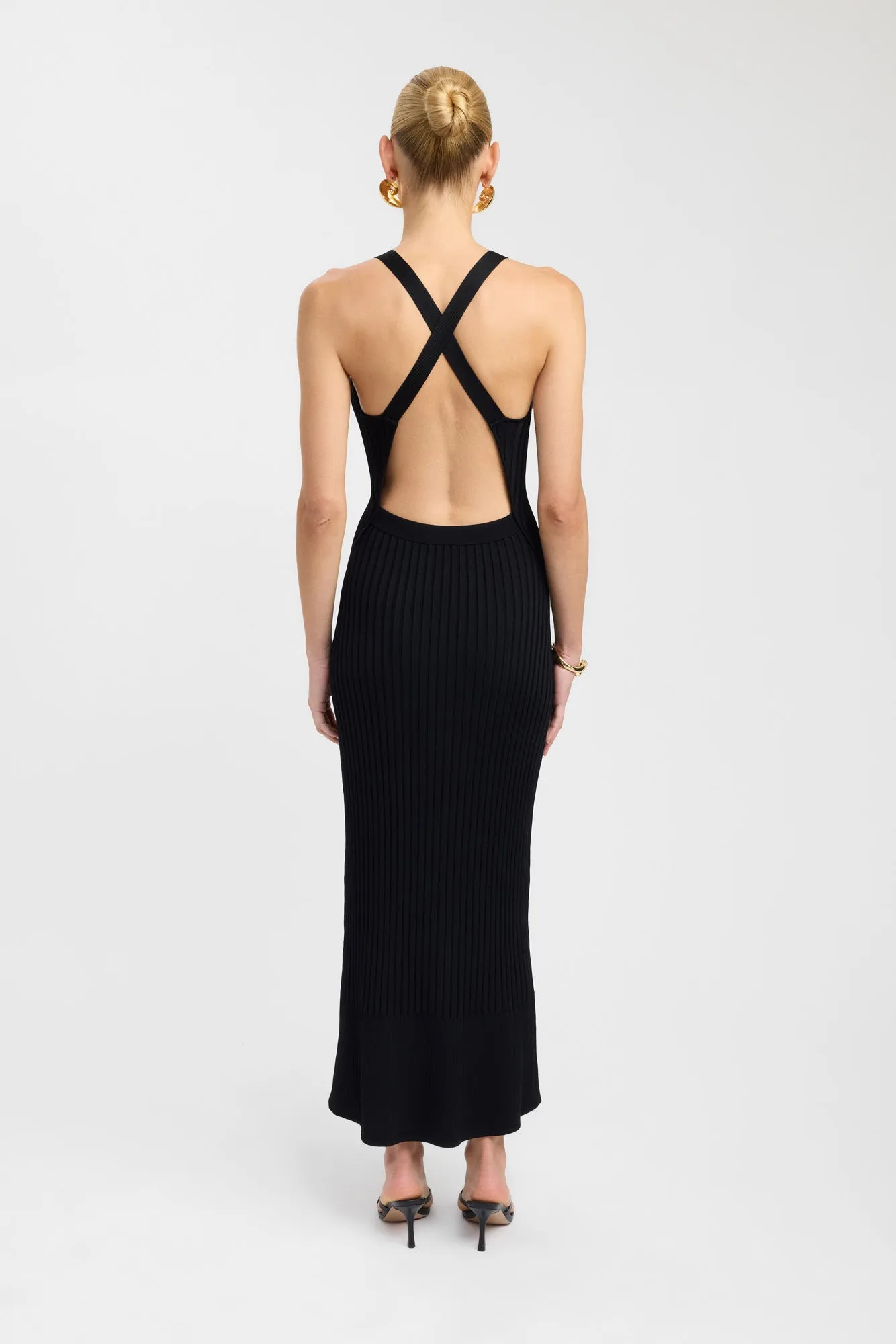 Serah Cross Back Dress Love Glow StretchPaneling
