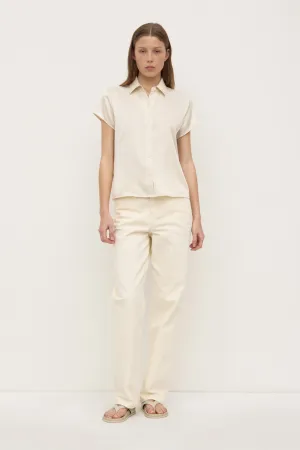 Polish Core Adjustable Straps Karri Silk Short Sleeve Shirt