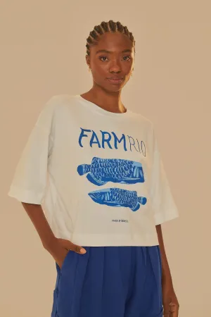 White Farm Rio Organic Cotton T-Shirt Durable Construction Seamless Design