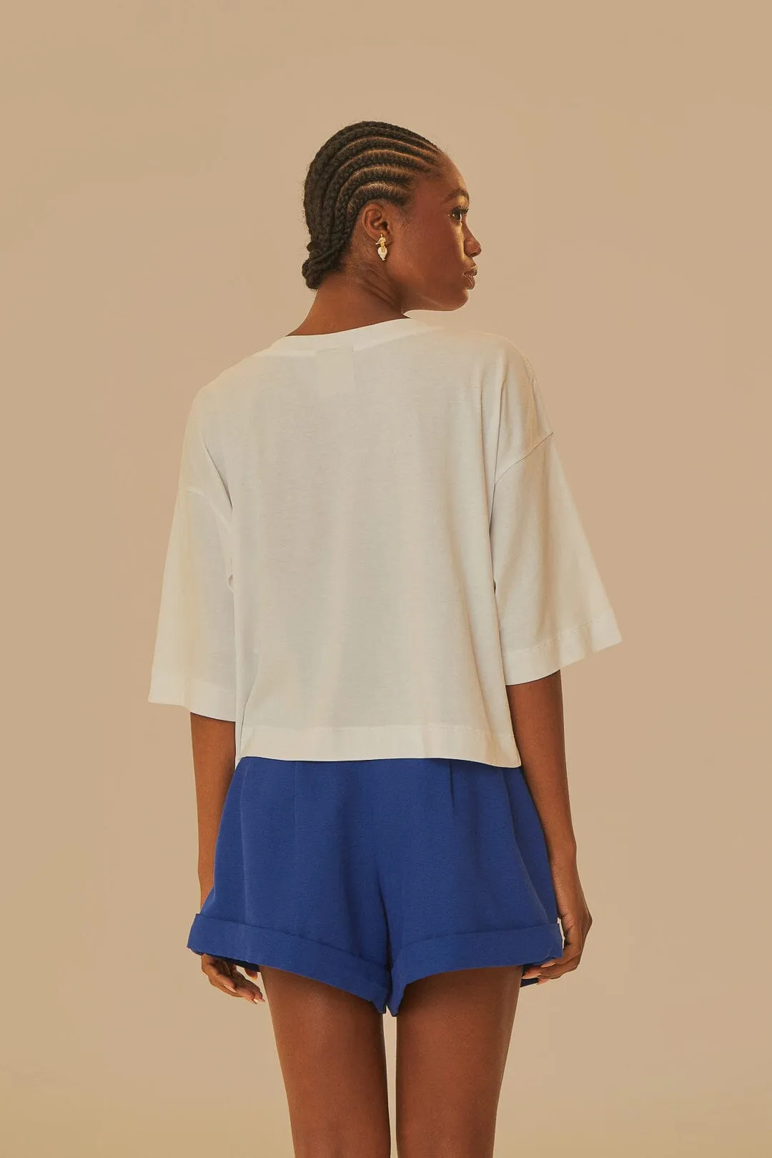 White Farm Rio Organic Cotton T-Shirt Future Edge Durable Stitching