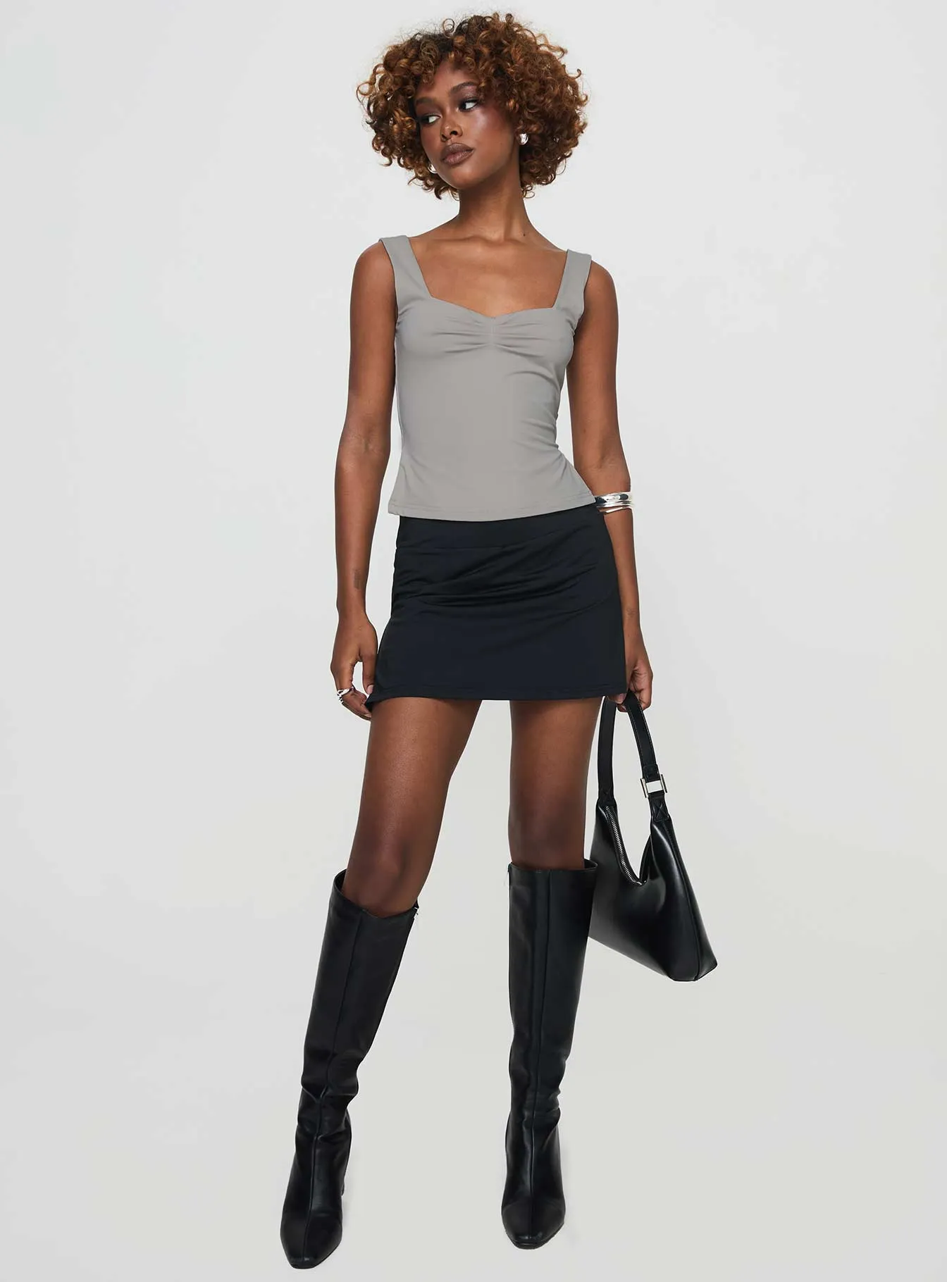 Felicks Skort Black Mood Dressing Weekend Vibes