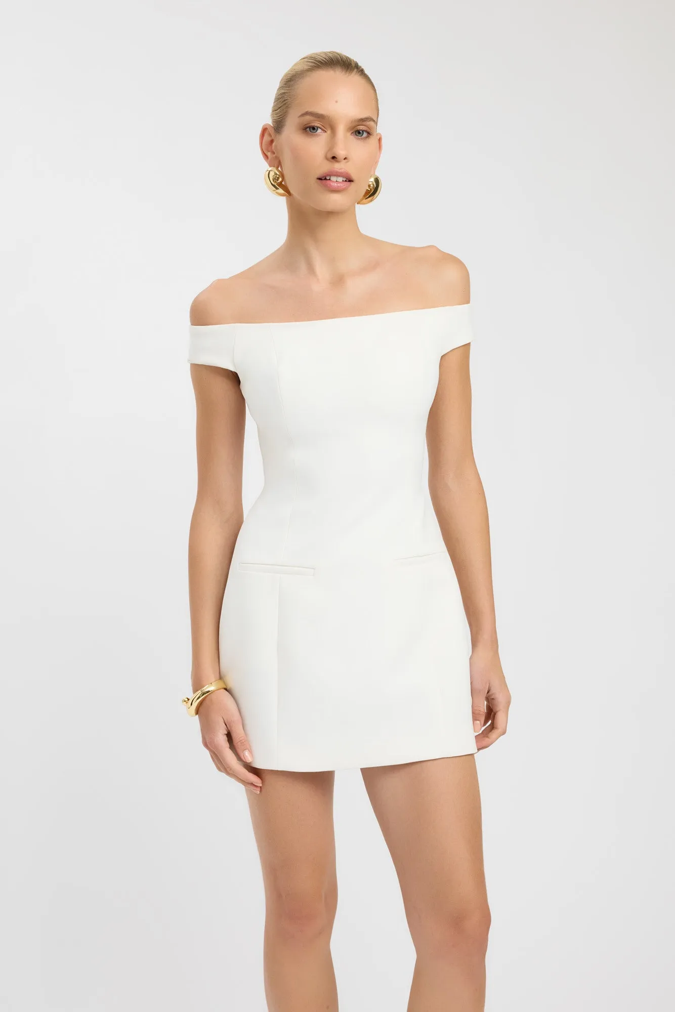 Alto Off Shoulder Mini Dress SkinFriendlyElastic