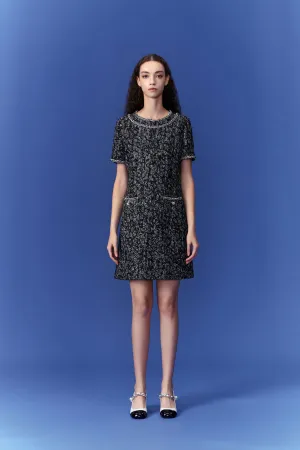 Winner Vibe Prestige Patch-pocket Tweed Dress