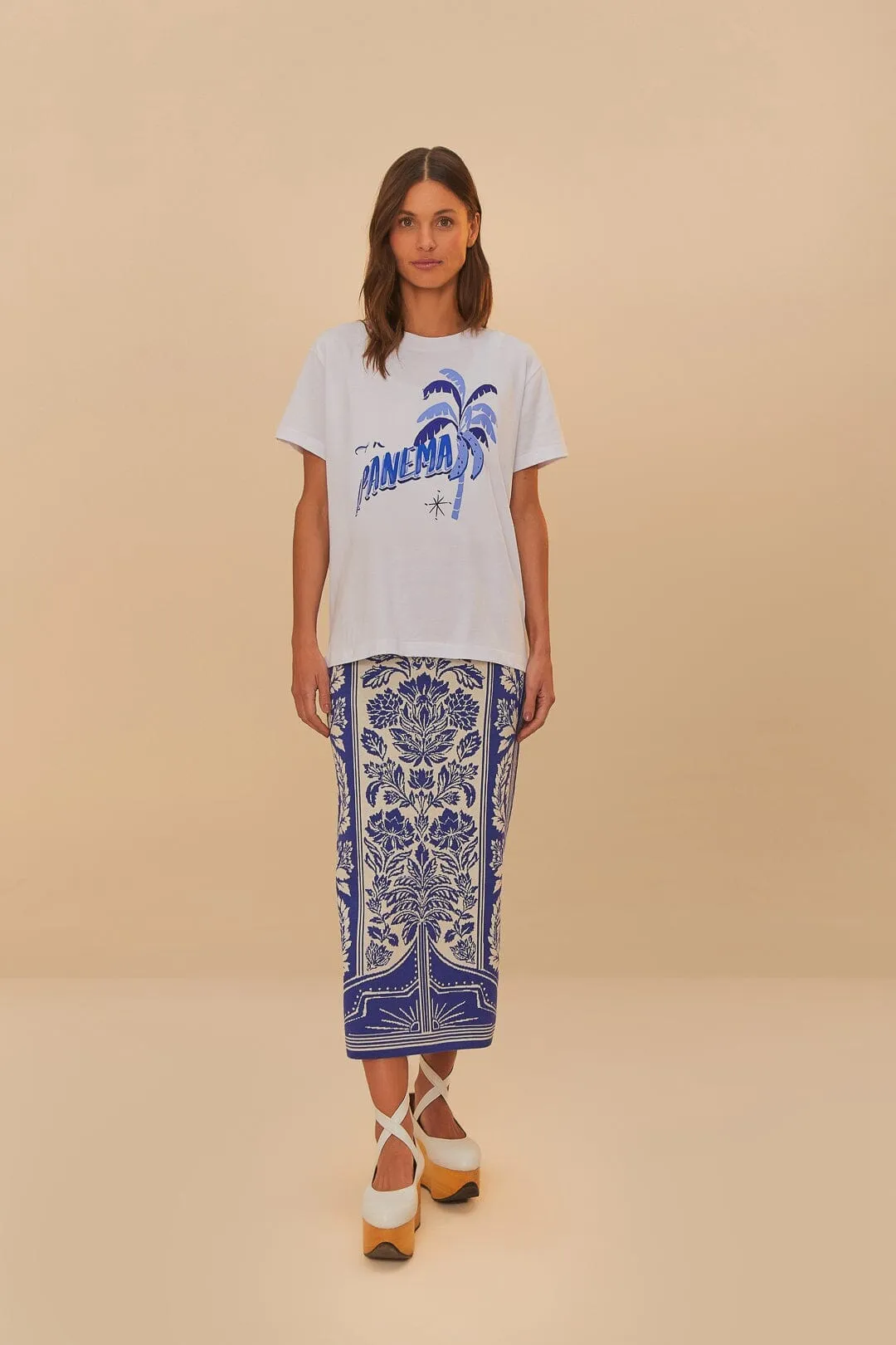 Off-White Girls Rio Ipanema T-Shirt Prince Core Harbor Style