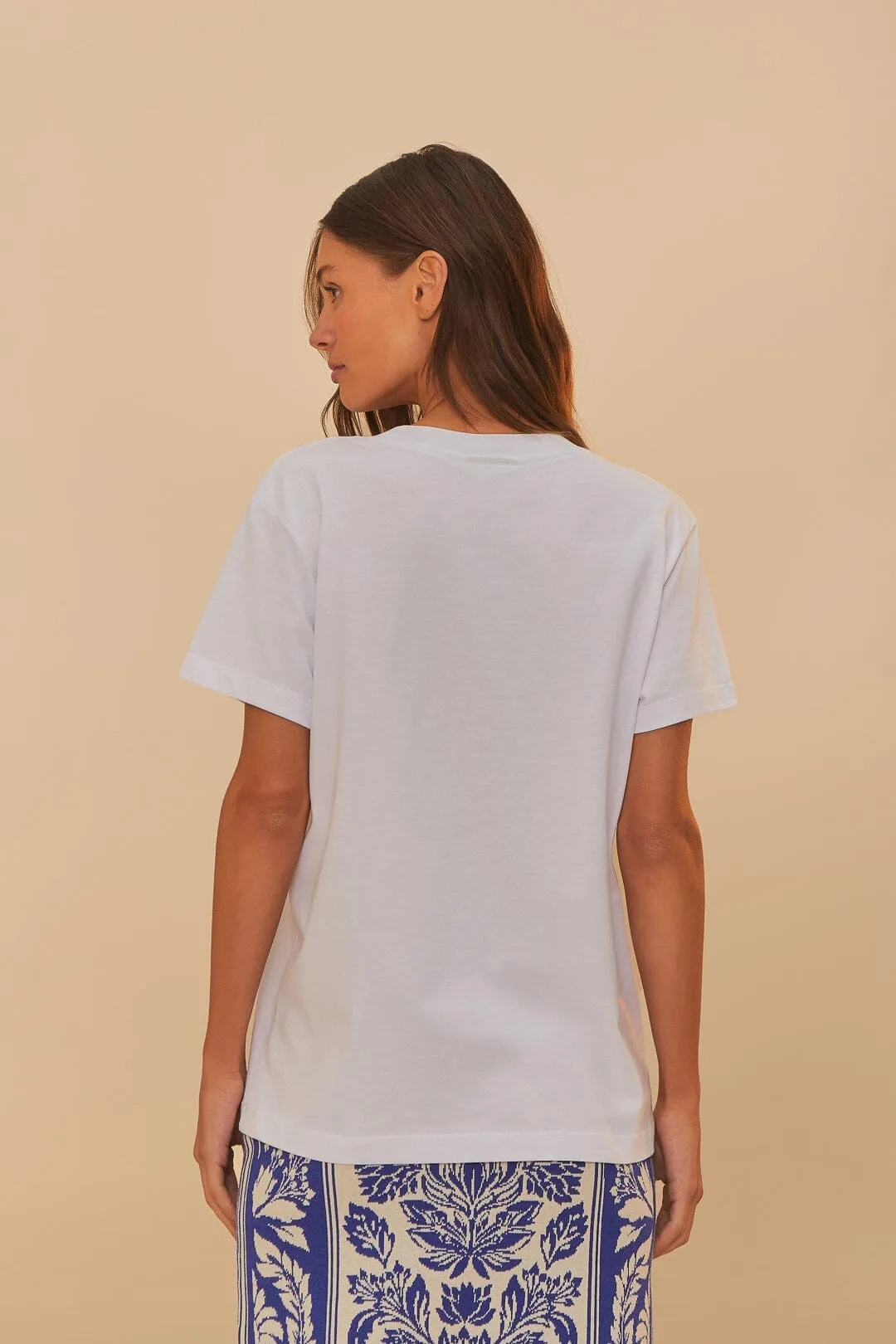 Commute Ease Off-White Girls Rio Ipanema T-Shirt