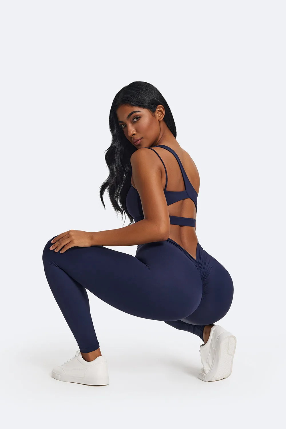 Indoor Ready Ruched High-Waisted Leggings