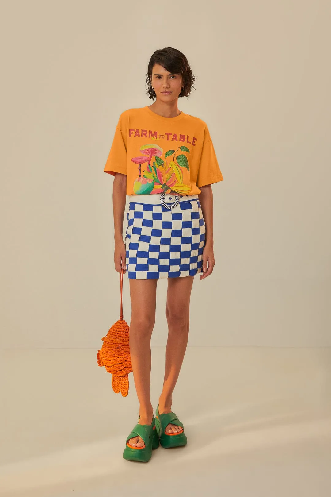 Orange Farm Rio To Table Organic Cotton T-Shirt Motion Core Dream Feel
