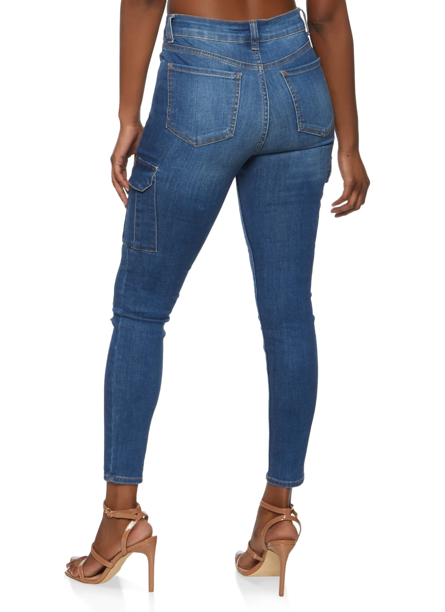WAX Cargo Pocket Skinny Jeans Ready For All Casual Friday Versatile