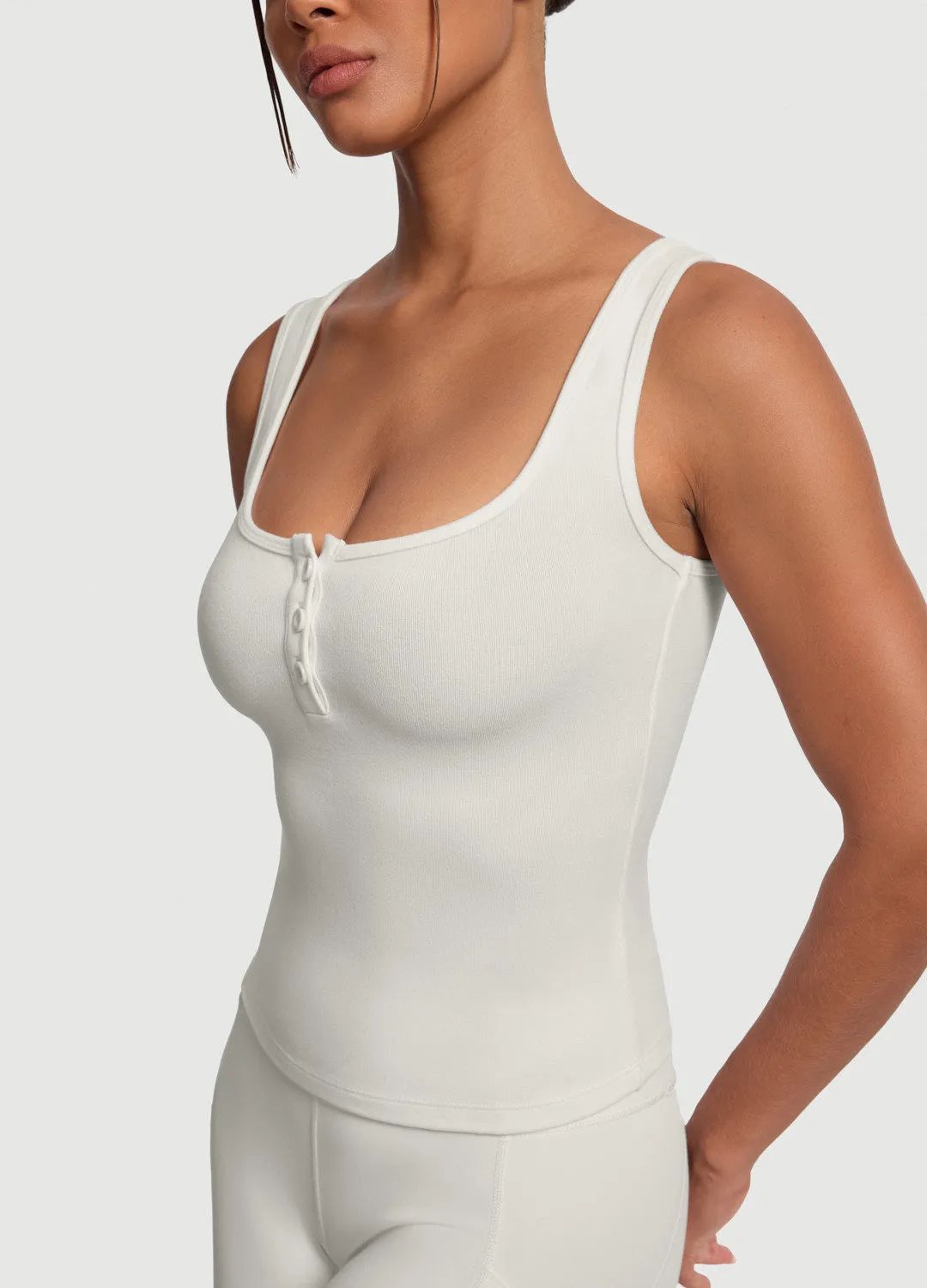 Button Front Tank Top high - level safety certification Torsion Control System