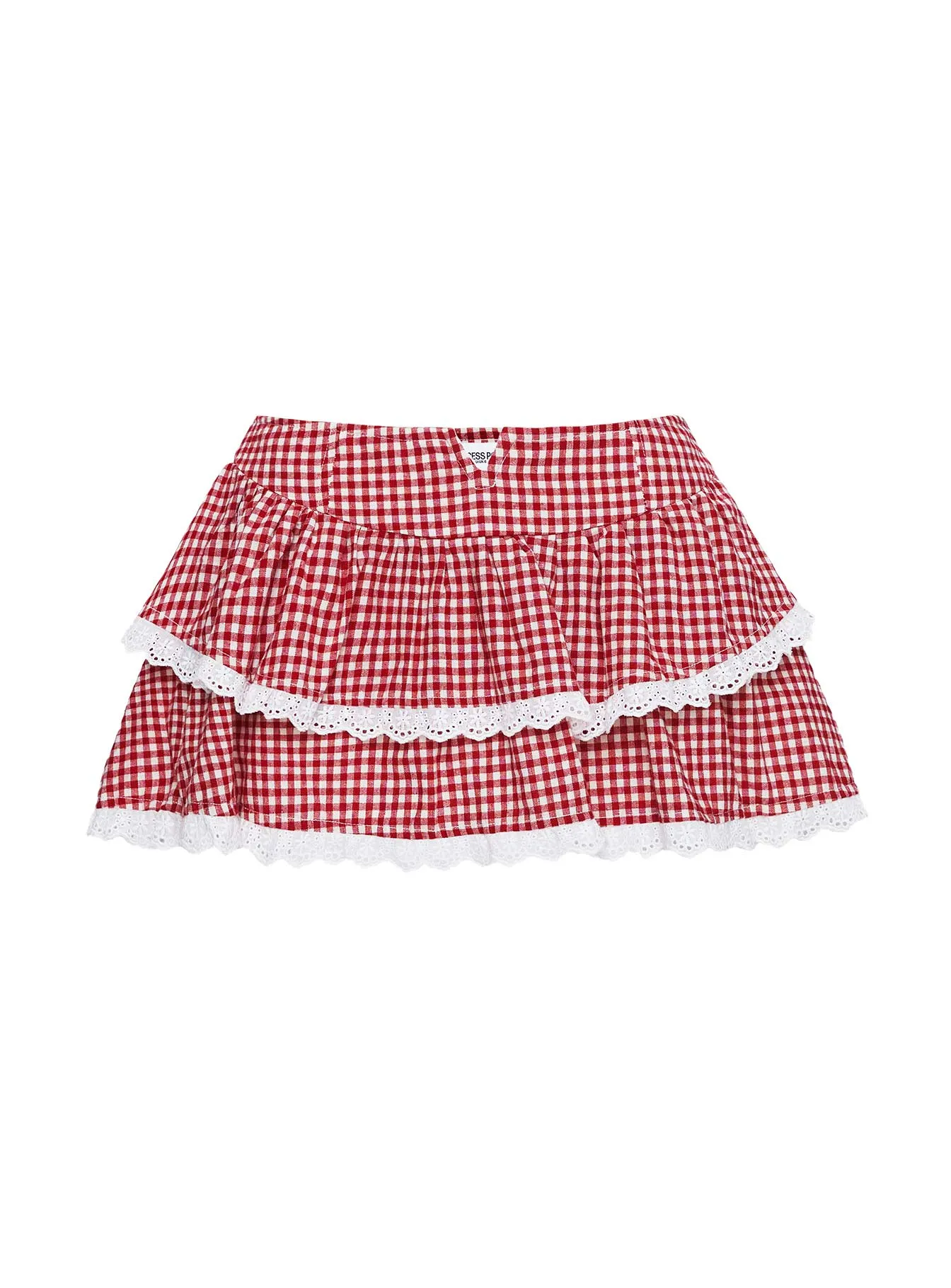 A line Heritage Brand Sweet Surrender Skort Red Gingham