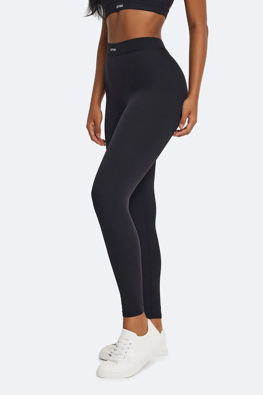 Ruched High-Waisted Leggings Evening Walk Non See
