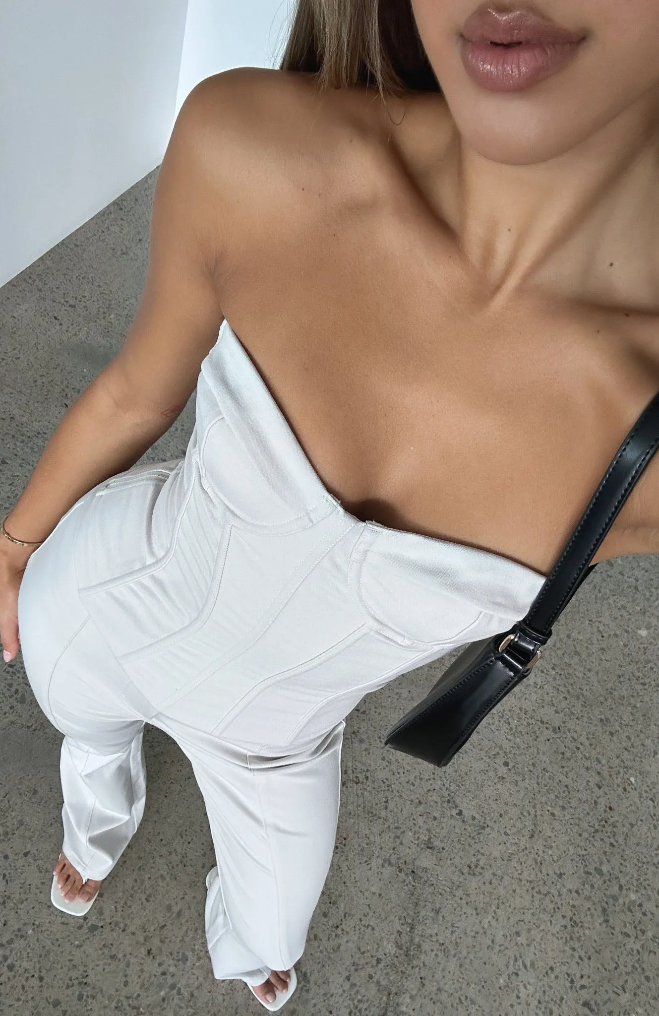 Next Chapter Strapless Bustier Bone MeshLining NoTagLabel