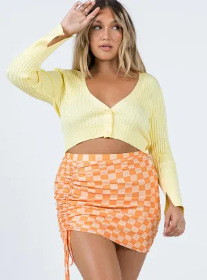 Rylan Mini Skirt Orange All Day Comfort