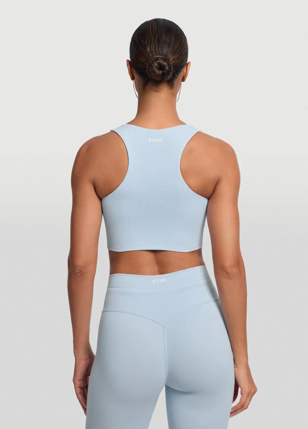 Collectible AntiStatic Treatment Two-Tone Crop Top