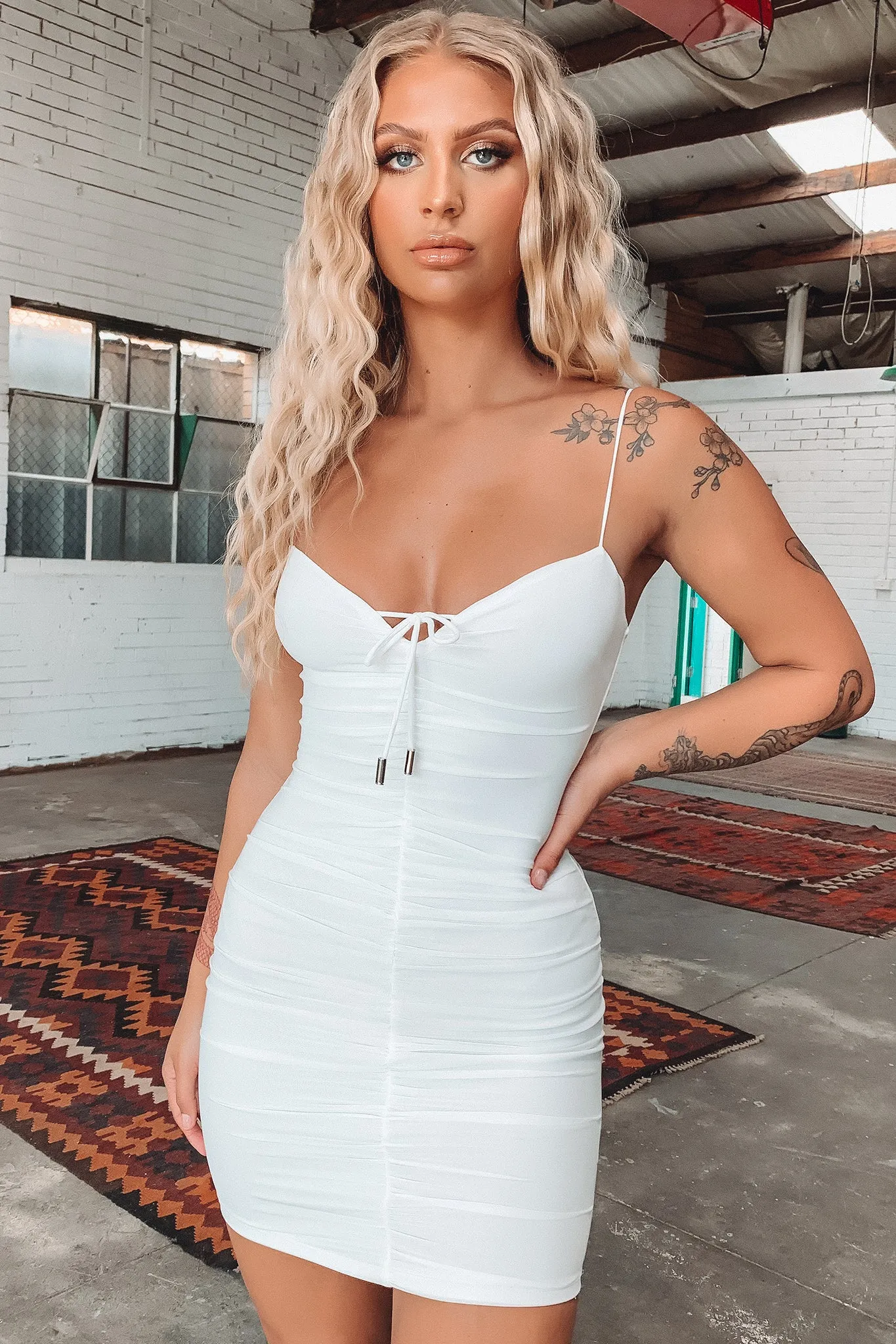Renn Dress - White Effortless Style