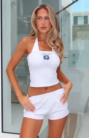 AdjustableHemCuffs Buy Your Own Flowers Strapless Top Grey Marle