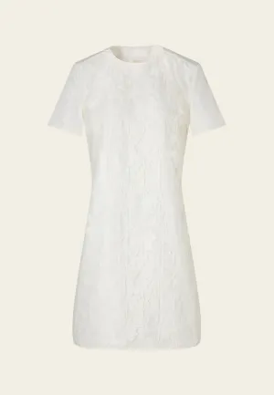 Engrave-effect Jacquard Midi Dress MoistureControl Lining MultiPocketDesign