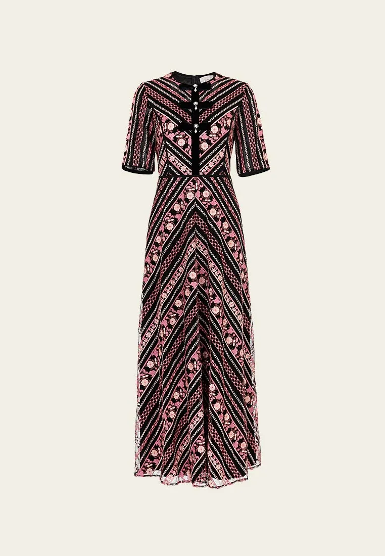 Princess Styled Tulle Maxi Dress Farm Glow