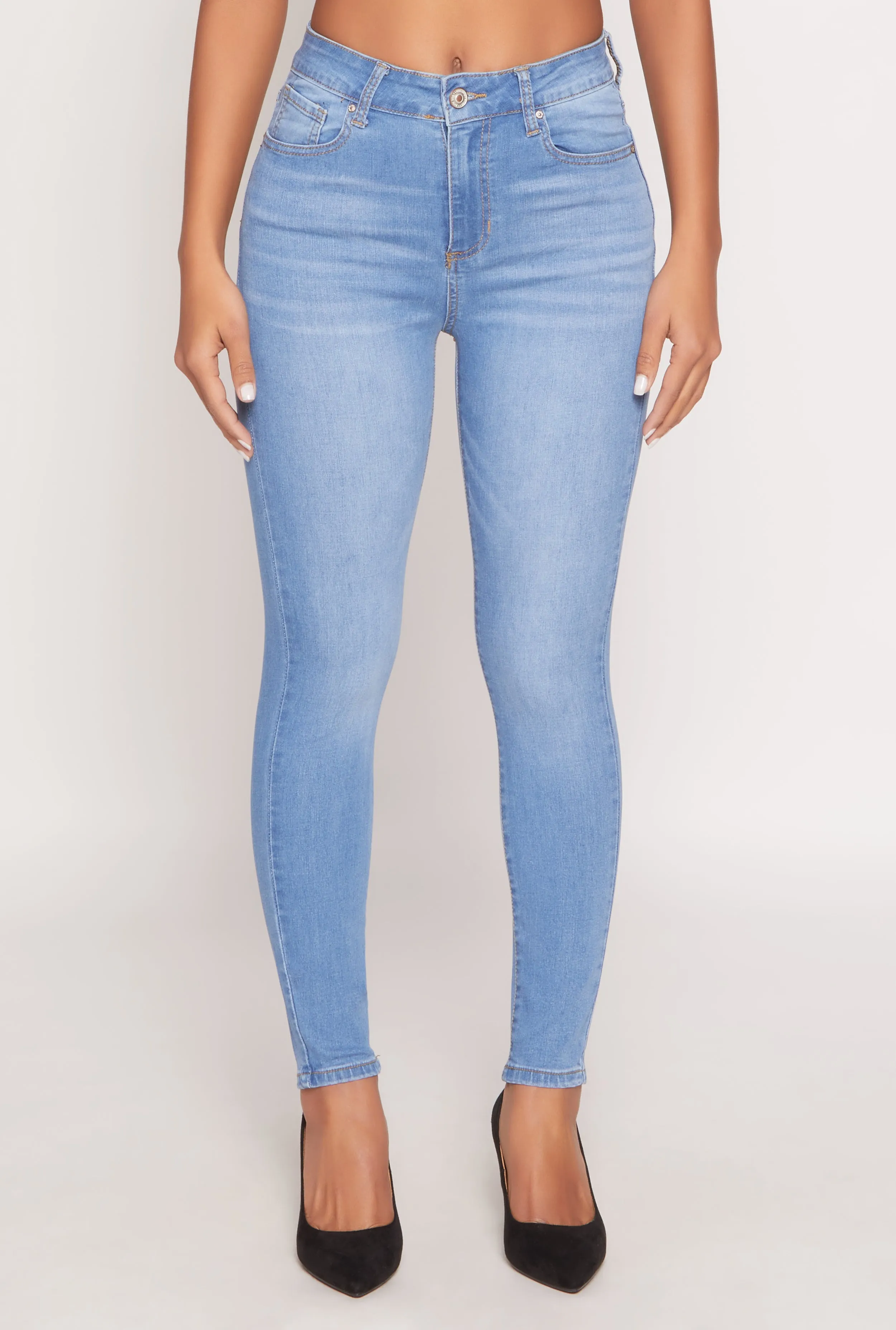 WAX Stretch High Waisted Skinny Jeans Year Round