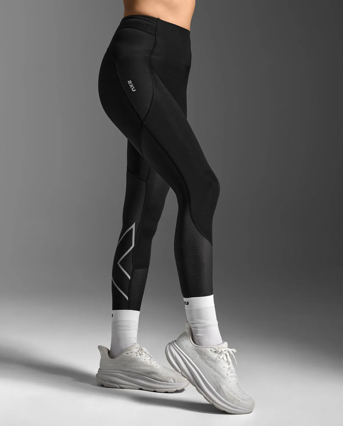 Yoga Class Beginner Level Aero Mesh Hi-Rise Compression Tights