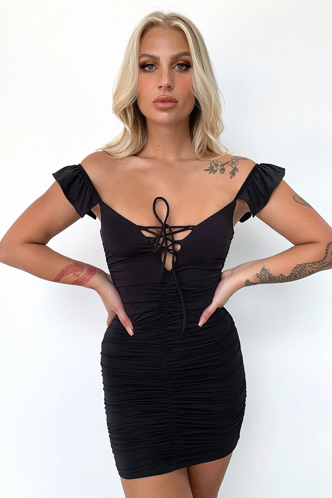 Urban Soft Stage Glow Peyton Dress - Black