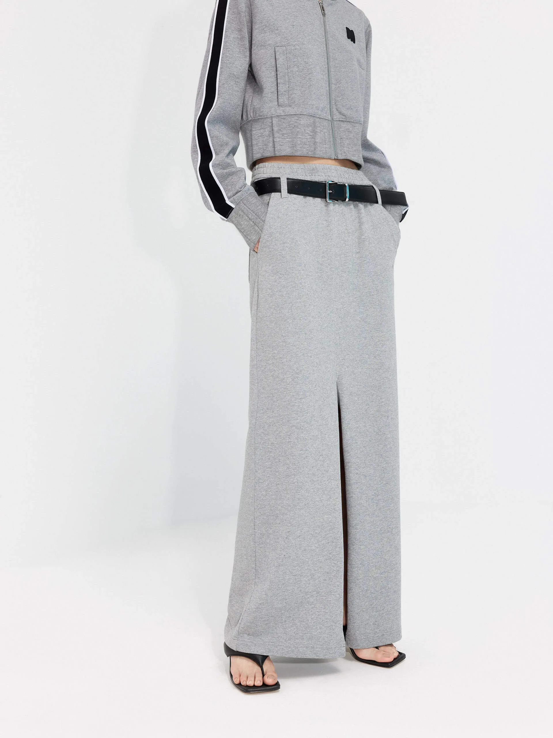 Neutrals Only Front Slit Maxi Skirt