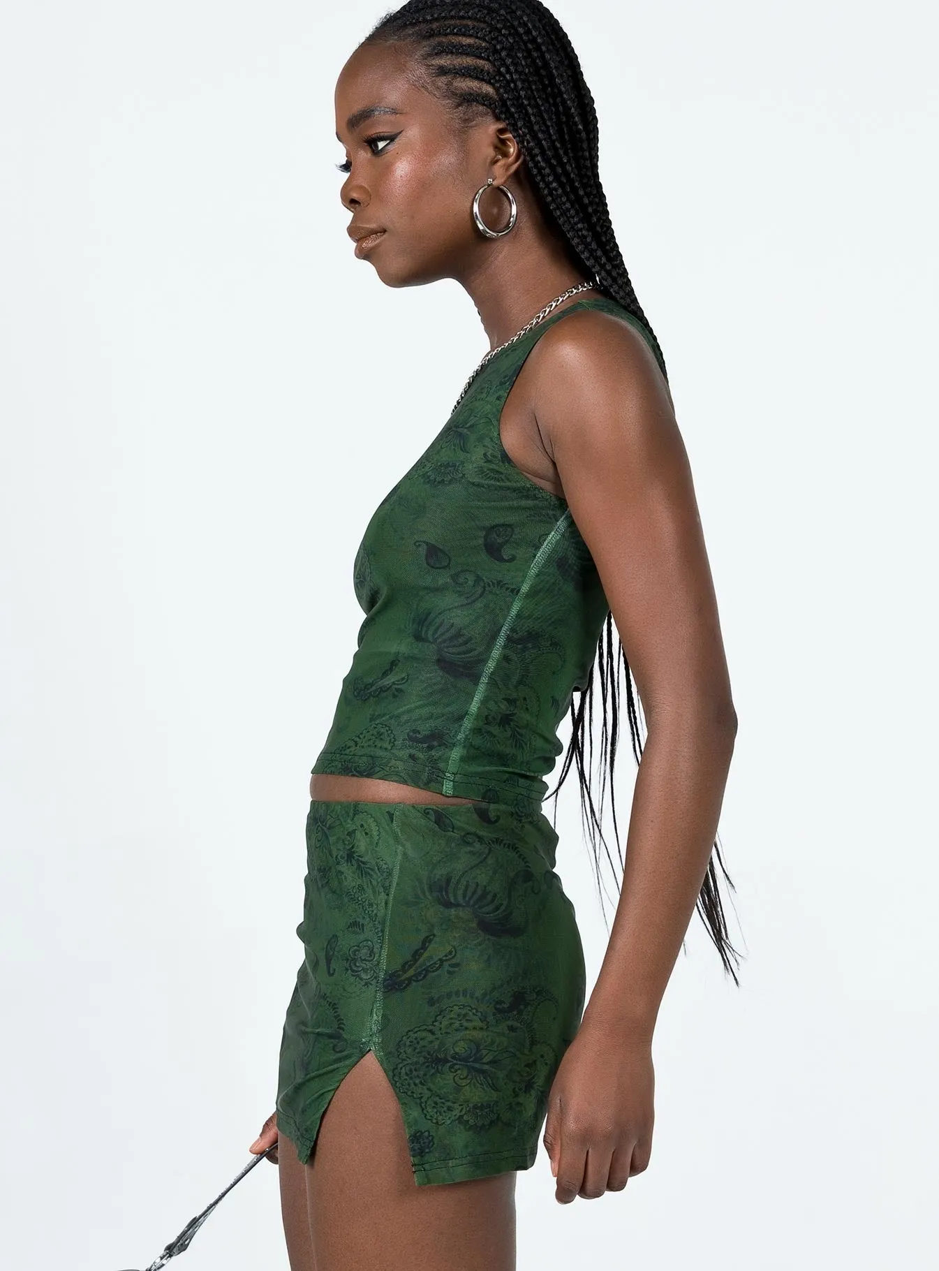 Functional Detail Simple Comfort Matilde Set Green